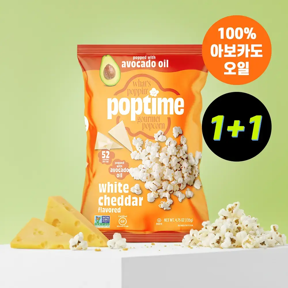 [1+1] 팝타임 팝콘 체다치즈 28g